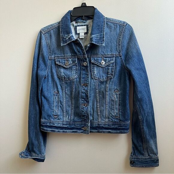 Forever 21 premium denim blue jean jacket Size Medium - Picture 1 of 4